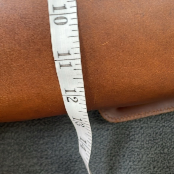 Daja Designs Brown Leather Bohemian Tote Bag with Detachable Crossover Strap - Picture 12 of 12